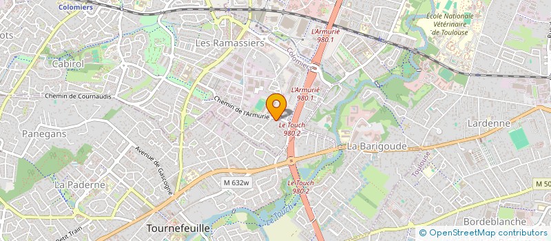 localisation de l'entreprise SJF DE L'ARMURIE à COLOMIERS