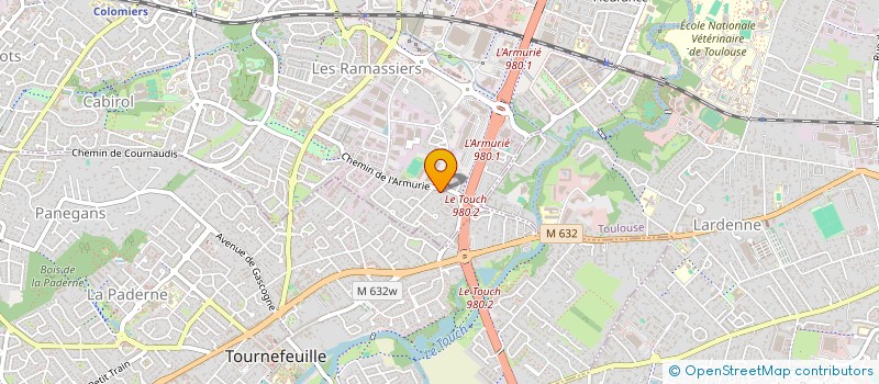 localisation de l'entreprise SJF DES JARDINS à COLOMIERS
