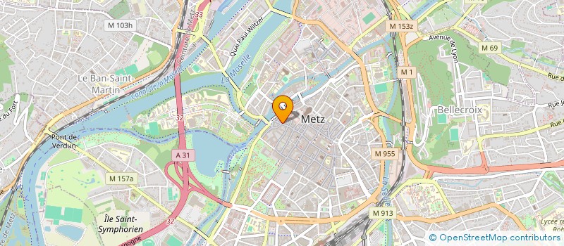 localisation de l'entreprise SJF INVEST  METZ