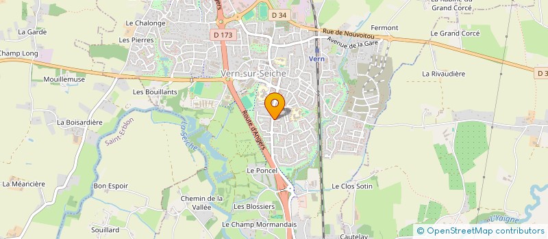 localisation de l'entreprise SJF LAMBART  VERN-SUR-SEICHE