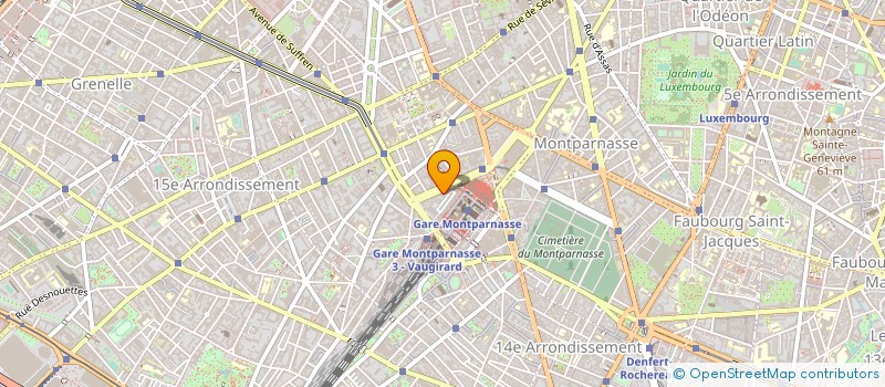 localisation de l'entreprise SJF SERVICES à PARIS