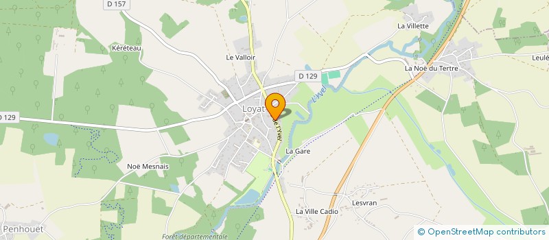 localisation de l'entreprise SJH  LOYAT