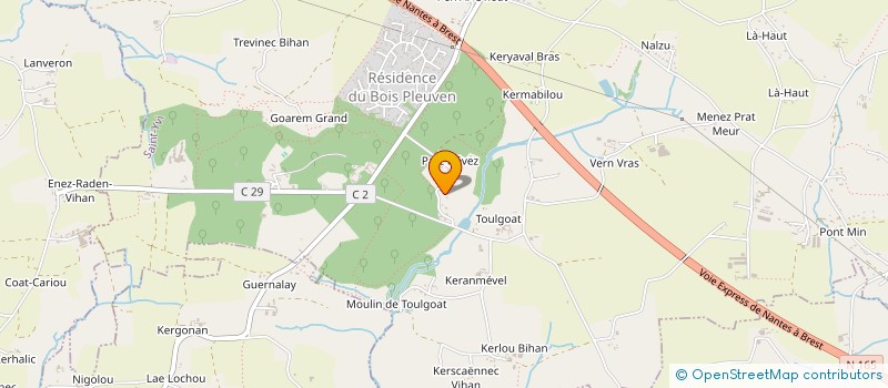 localisation de l'entreprise SJH MACONNERIE  SAINT-YVI