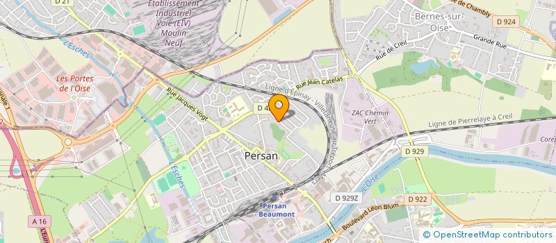 localisation de l'entreprise SJHA  PERSAN