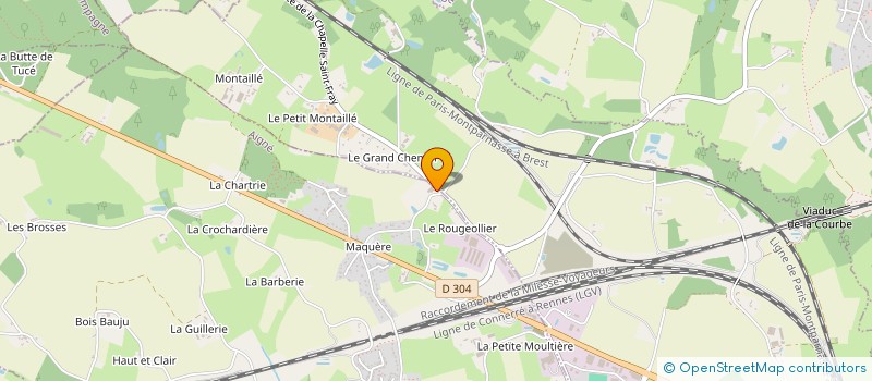 localisation de l'entreprise SJHML  LA BAZOGE