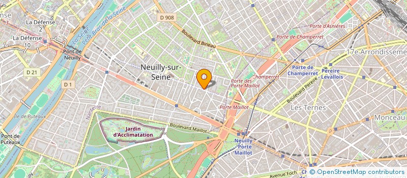 localisation de l'entreprise SJJP à NEUILLY-SUR-SEINE