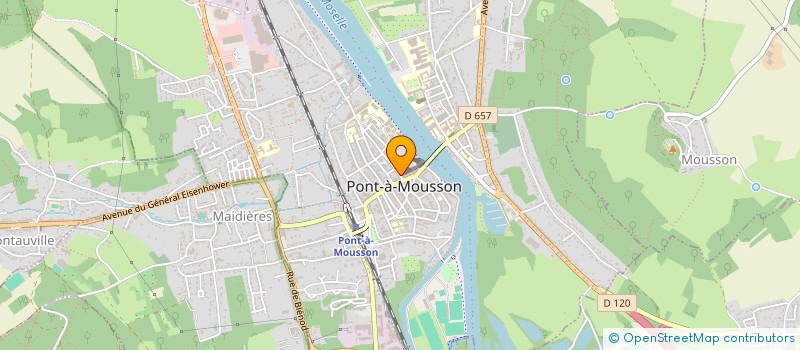 localisation de l'entreprise SJK  PONT-A-MOUSSON