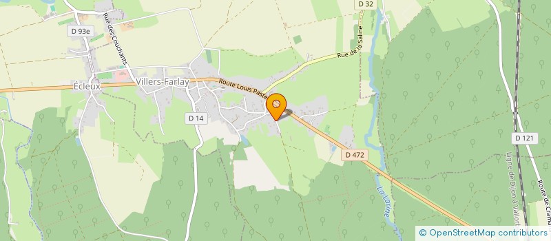 localisation de l'entreprise SJK  VILLERS-FARLAY