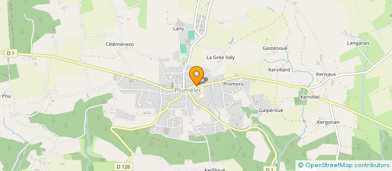 localisation de l'entreprise SJL SAS  PLUMELEC