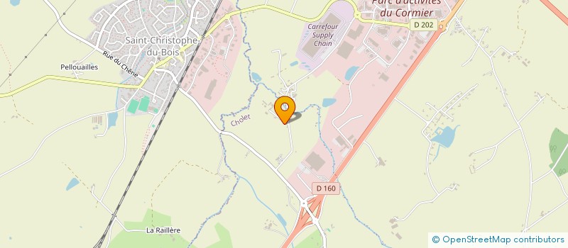 localisation de l'entreprise SJLR COMMUNICATIONS à CHOLET