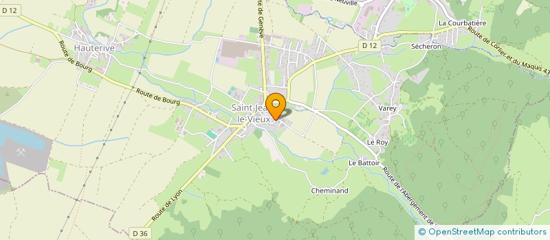 localisation de l'entreprise SJLV LOISIRS RENCONTRES  SAINT-JEAN-LE-VIEUX