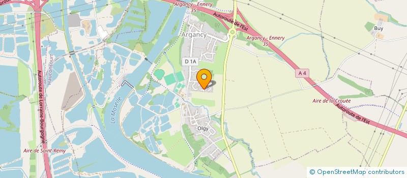 localisation de l'entreprise SJM  ARGANCY