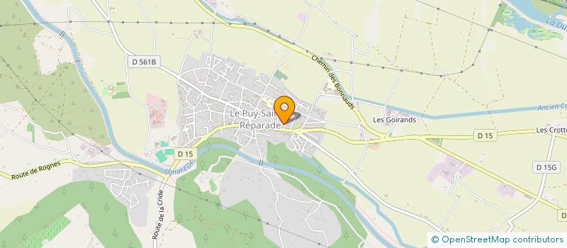 localisation de l'entreprise SJM  LE PUY-SAINTE-REPARADE