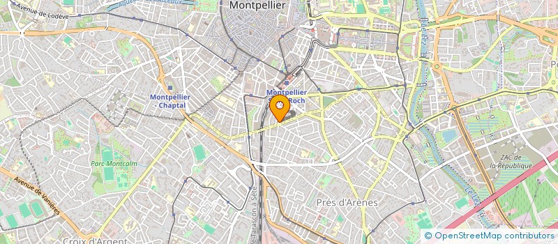 localisation de l'entreprise SJM à MONTPELLIER