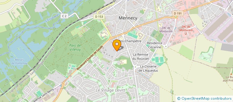 localisation de l'entreprise SJM à MENNECY