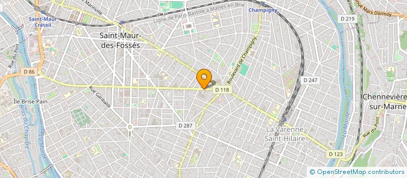 localisation de l'entreprise SJM INVEST  SAINT-MAUR-DES-FOSSES