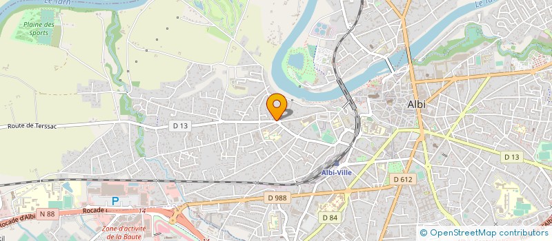 localisation de l'entreprise SJM LA MALADRERIE  ALBI