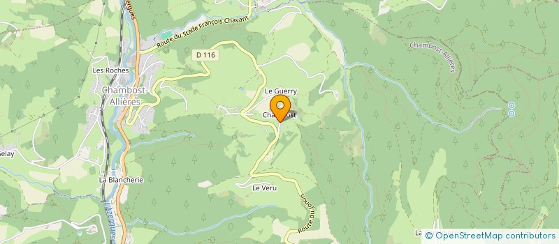 localisation de l'entreprise SJM PACKAGING DIFFUSION  CHAMBOST-ALLIERES