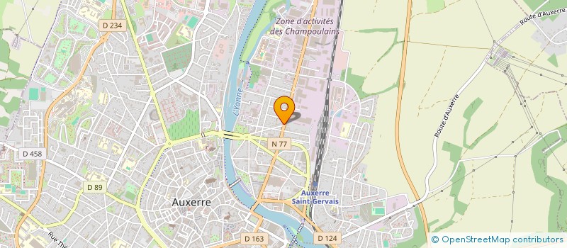 localisation de l'entreprise SJMC à AUXERRE