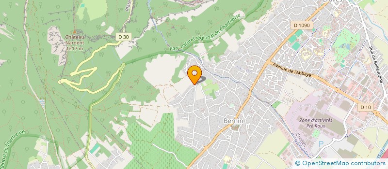 localisation de l'entreprise SJMC LOC  BERNIN