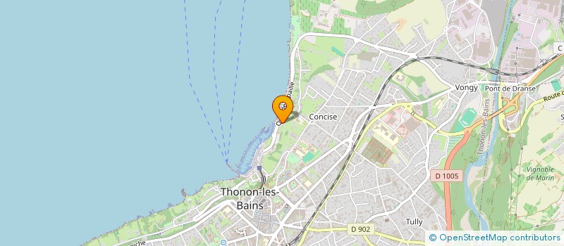 localisation de l'entreprise SJOLYST à THONON LES BAINS