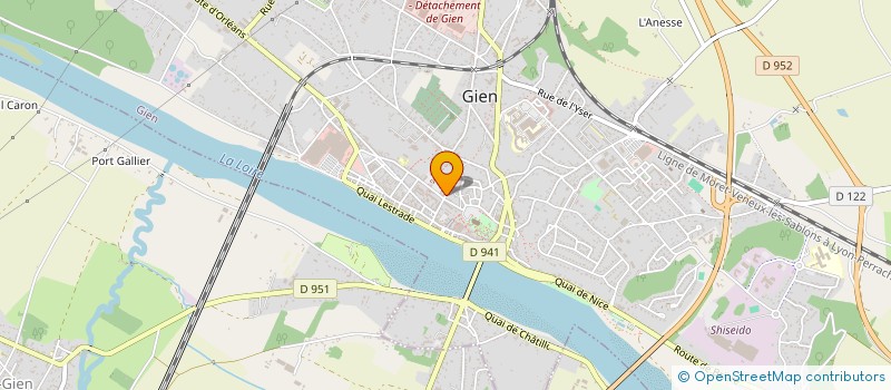 localisation de l'entreprise SJP 45 à GIEN