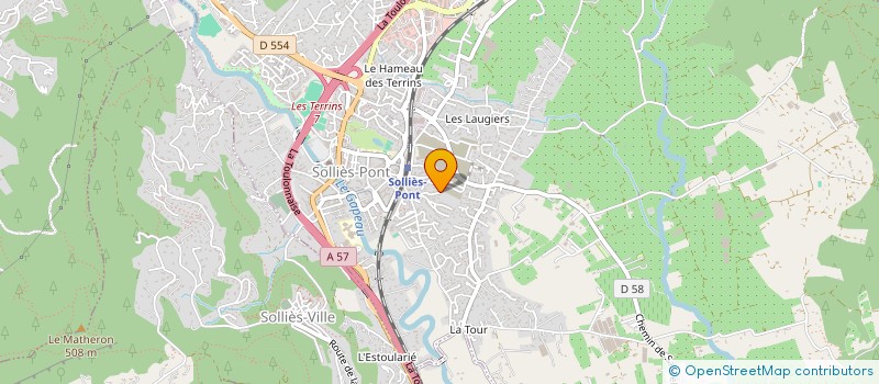 localisation de l'entreprise SJP  SOLLIES-PONT