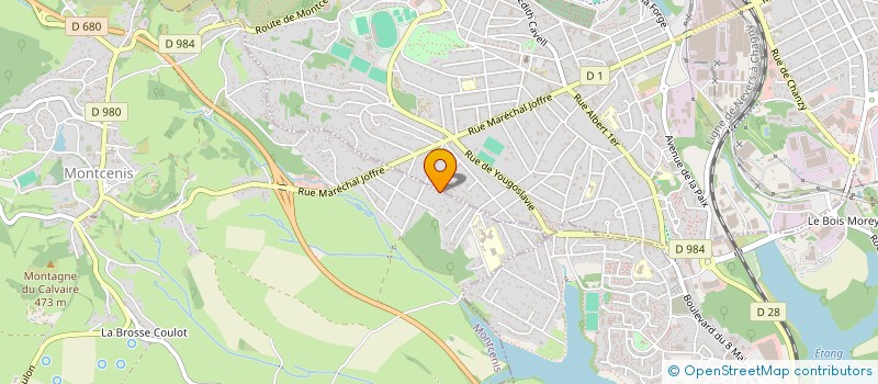 localisation de l'entreprise SJP  MONTCENIS