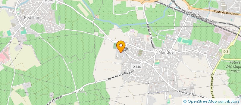 localisation de l'entreprise SJPB  MANDUEL