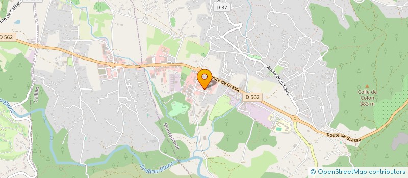 localisation de l'entreprise SJPC  MONTAUROUX