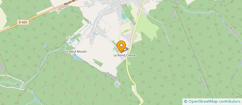 localisation de l'entreprise SJPC  AYDOILLES