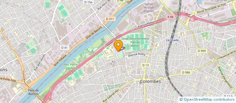 localisation de l'entreprise SJPLOMBERIE à COLOMBES