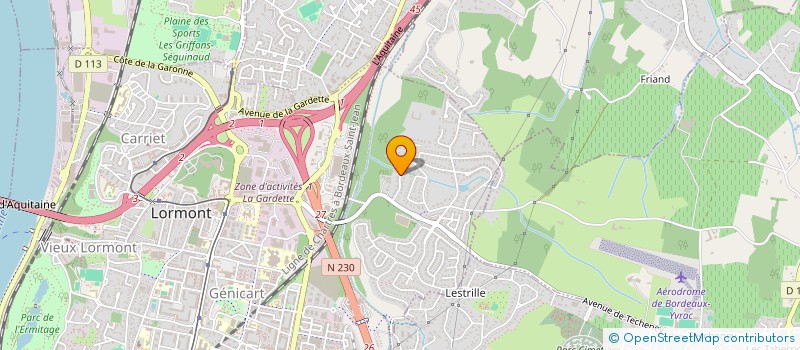 localisation de l'entreprise SJPP  LORMONT