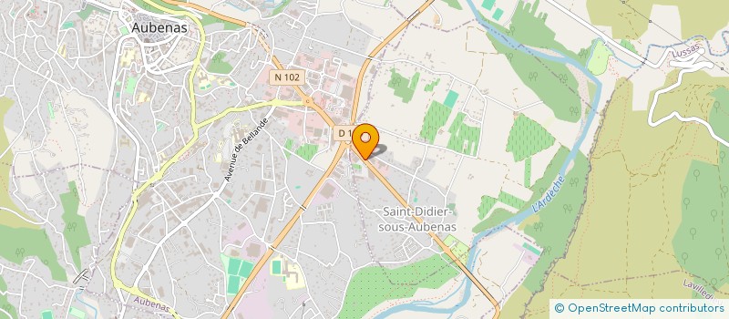 localisation de l'entreprise SJPP DISTRIBUTION à SAINT-DIDIER-SOUS-AUBENAS