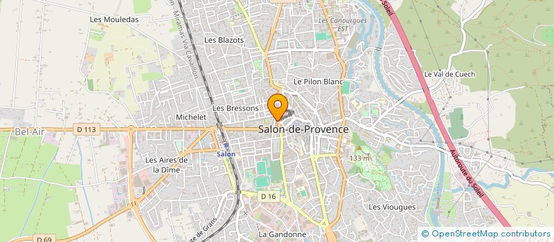localisation de l'entreprise SJPRM  SALON-DE-PROVENCE