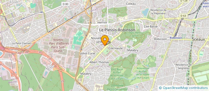 localisation de l'entreprise SJPS RENTALS  LE PLESSIS-ROBINSON