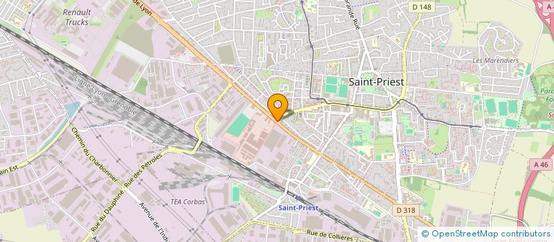 localisation de l'entreprise SJR 44  SAINT-PRIEST