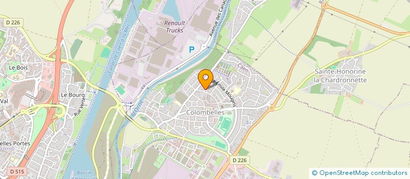 localisation de l'entreprise SJR  COLOMBELLES