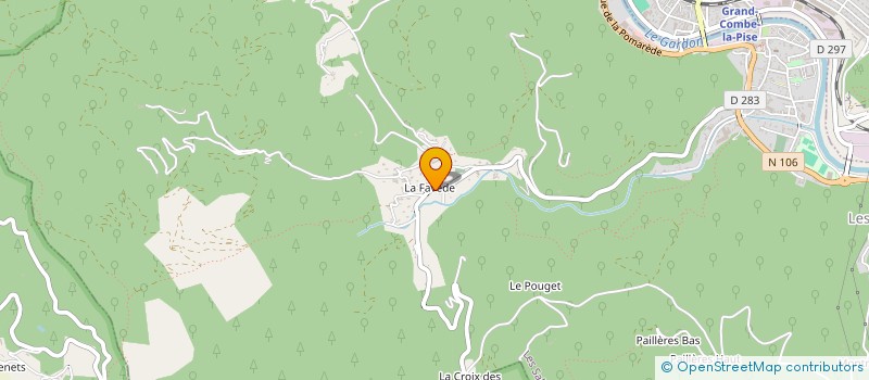 localisation de l'entreprise SJR SAINTE BARBE  LES SALLES-DU-GARDON