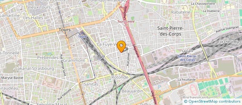 localisation de l'entreprise SJRDS  TOURS