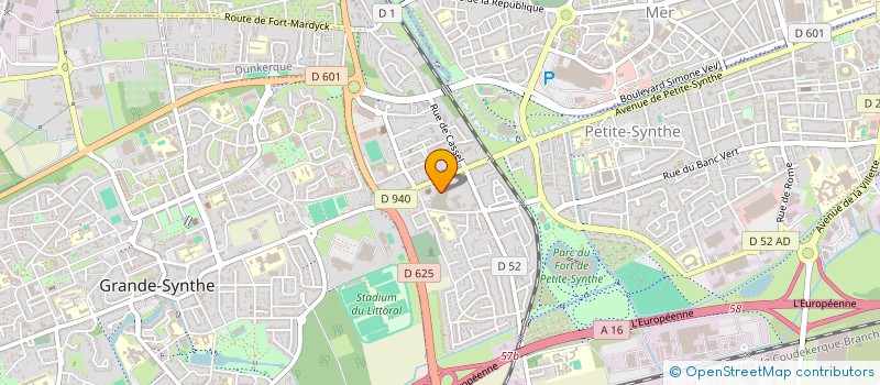 localisation de l'entreprise SJS à DUNKERQUE