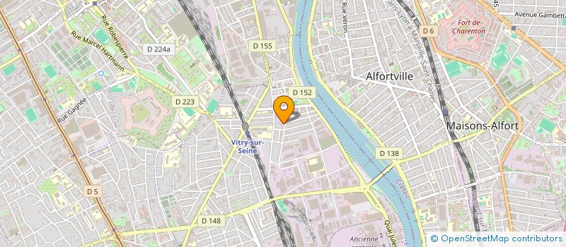 localisation de l'entreprise SJS  VITRY-SUR-SEINE