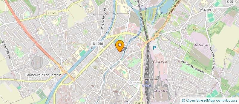 localisation de l'entreprise SJS  DOUAI