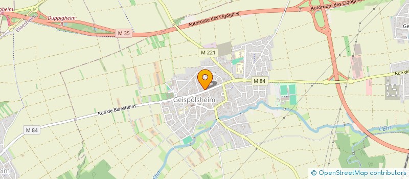localisation de l'entreprise SJS DISTRIBUTION à GEISPOLSHEIM
