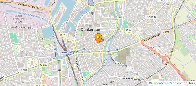 localisation de l'entreprise SJS GOUDRON à DUNKERQUE