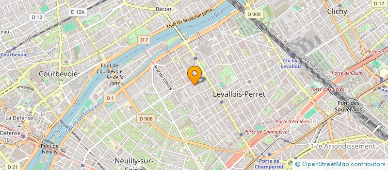localisation de l'entreprise SJS HESED à LEVALLOIS-PERRET