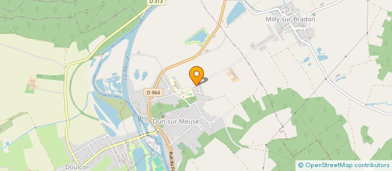 localisation de l'entreprise SJS IMMO  DUN-SUR-MEUSE