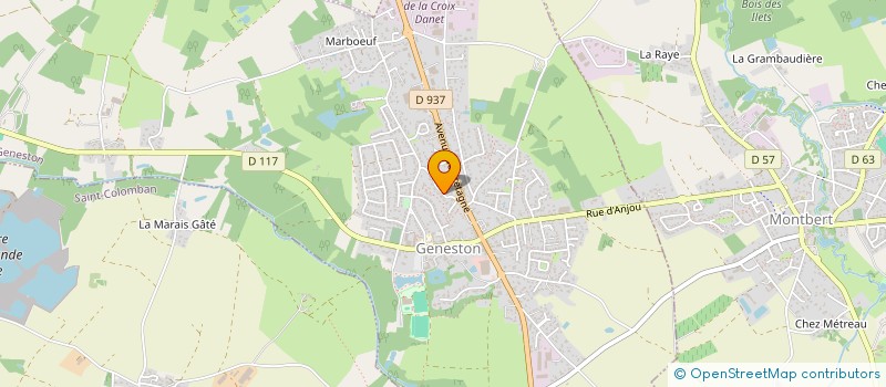 localisation de l'entreprise SJS LOCATION  GENESTON