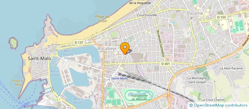 localisation de l'entreprise SJSM SERVICES  SAINT-MALO