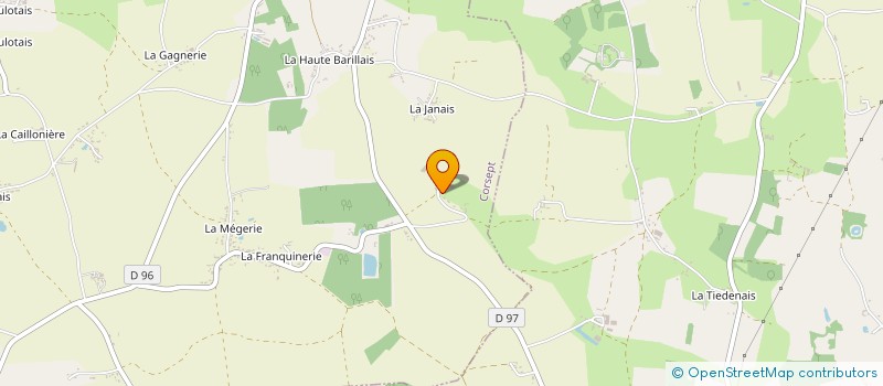 localisation de l'entreprise SJSR  CORSEPT